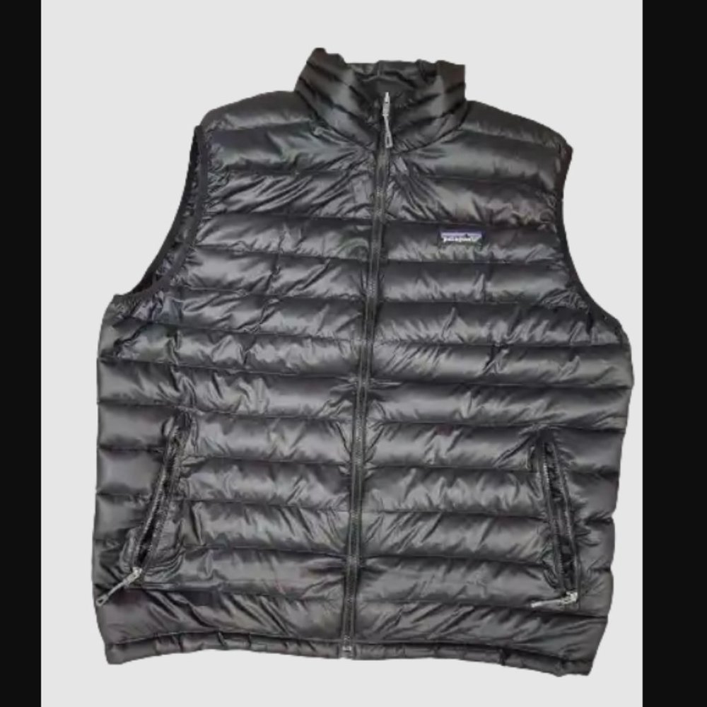 Patagonia Puffer Vest Black Men's XL Xlarge